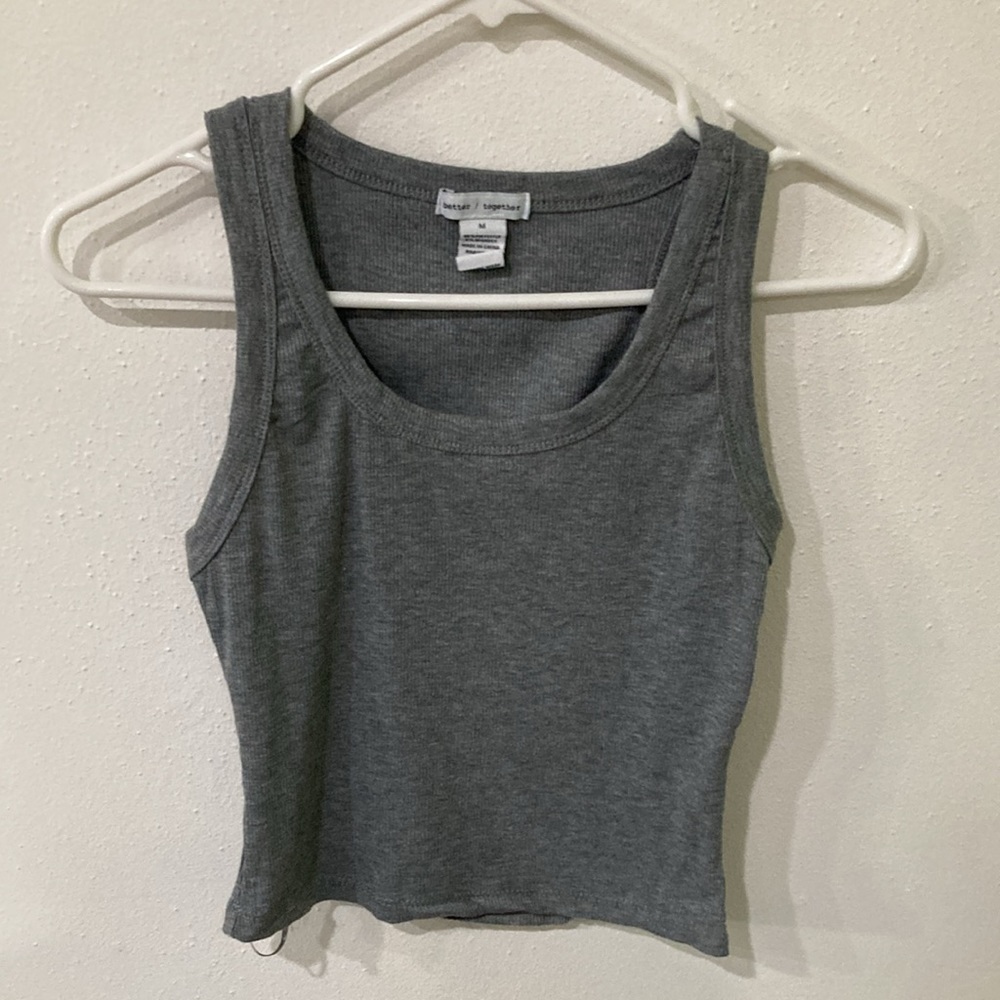 Gray tank top